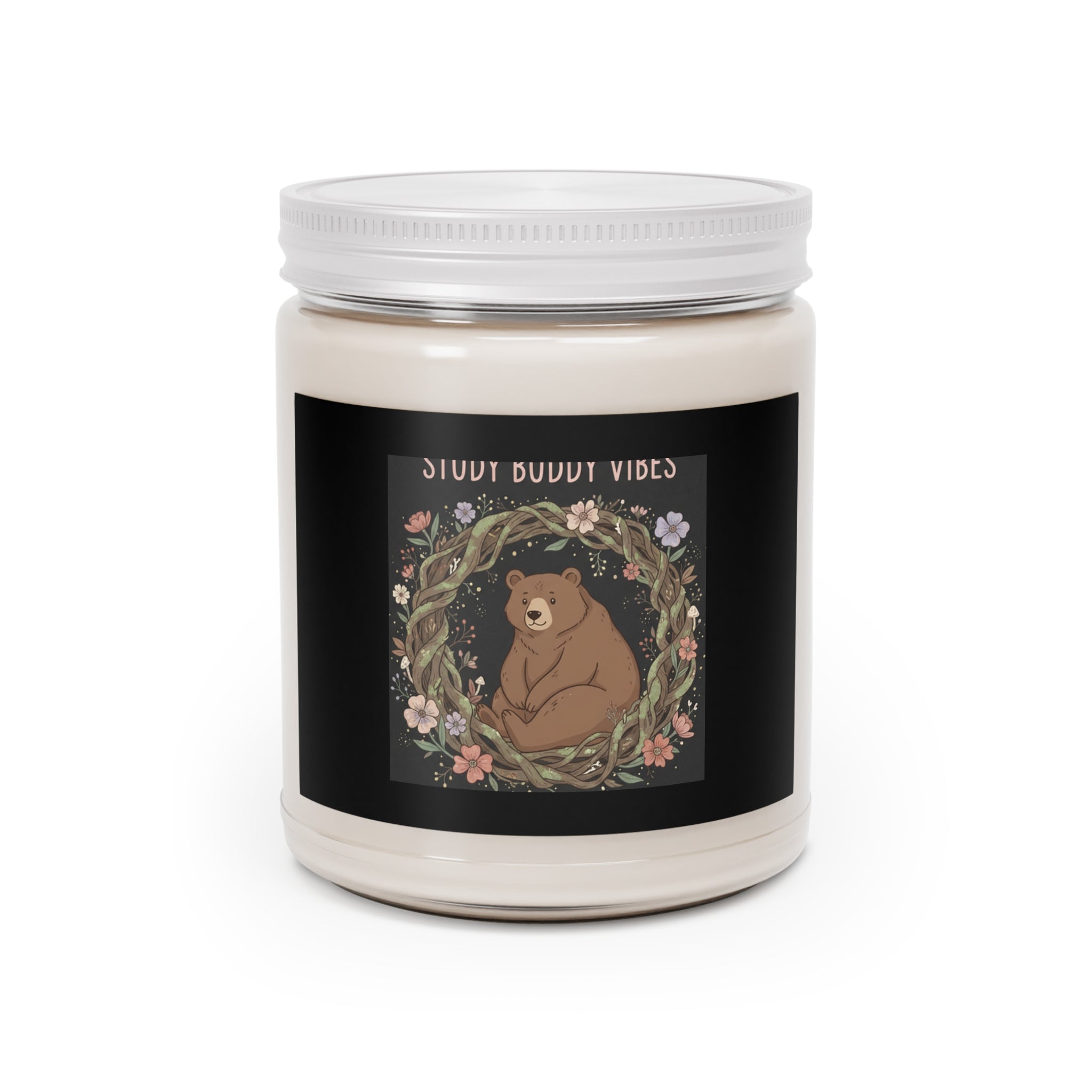 Bear Scented Candle – Study Buddy Vibes