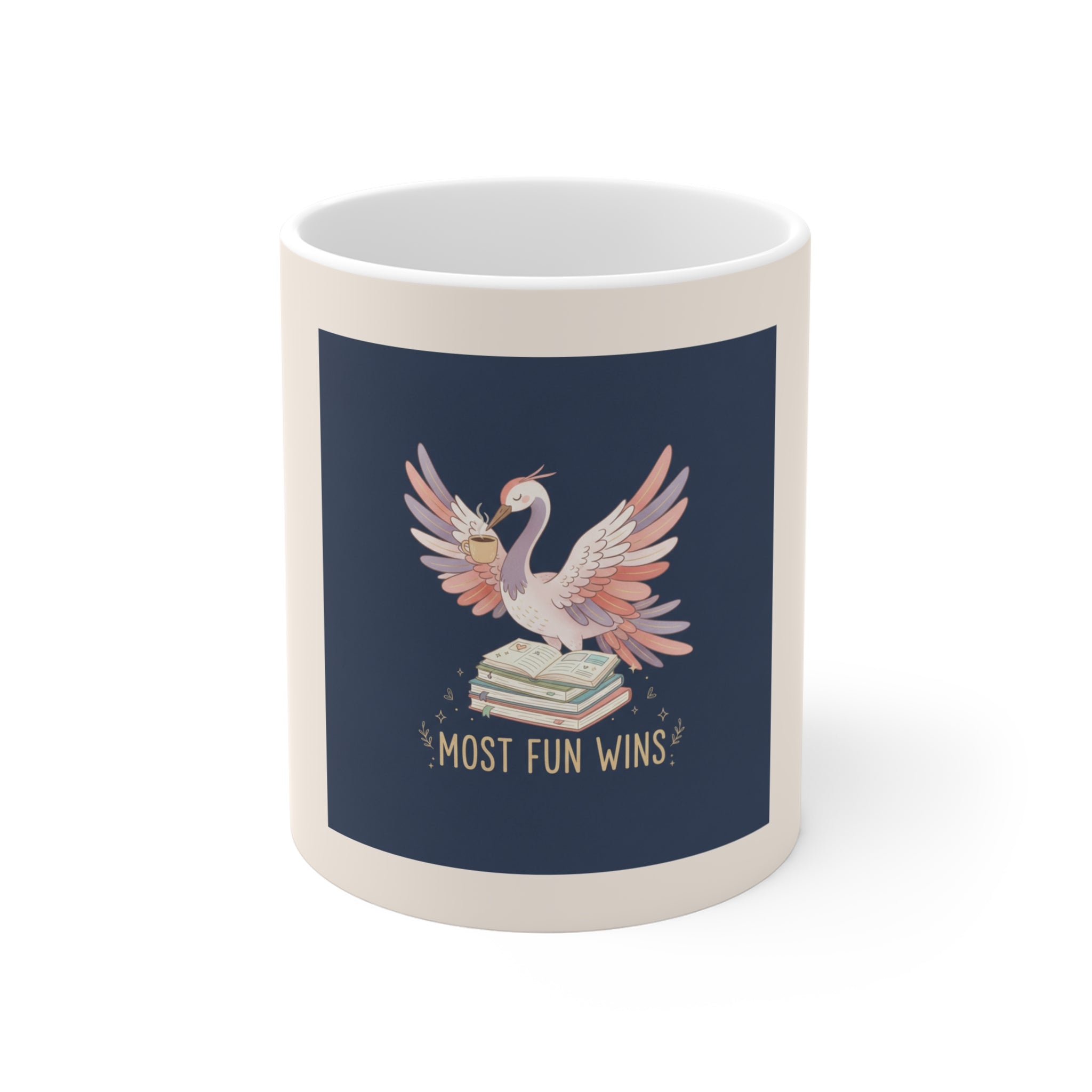 Crane Mug 11oz – Most Fun Wins