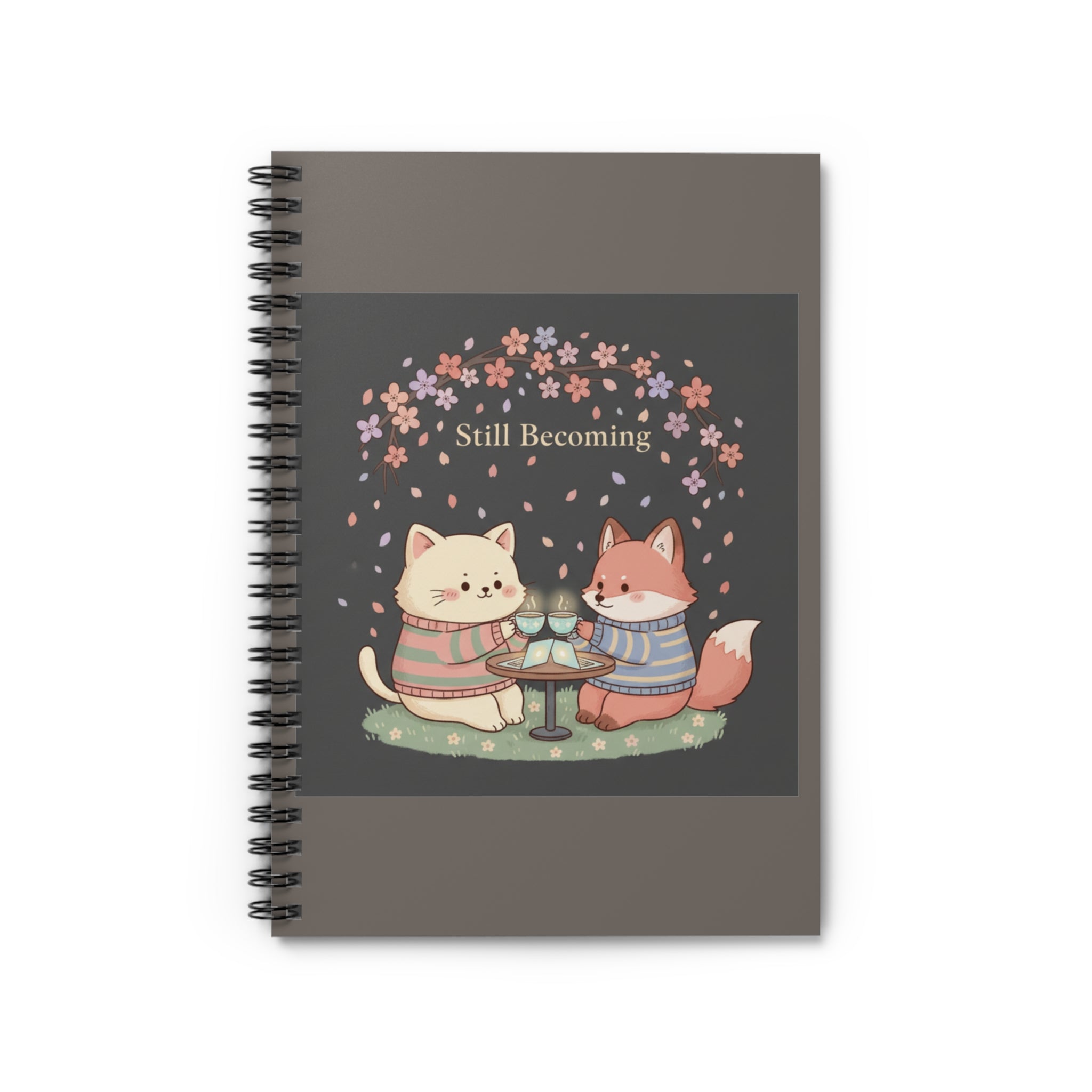 Cat Spiral Notebook – Still Becoming