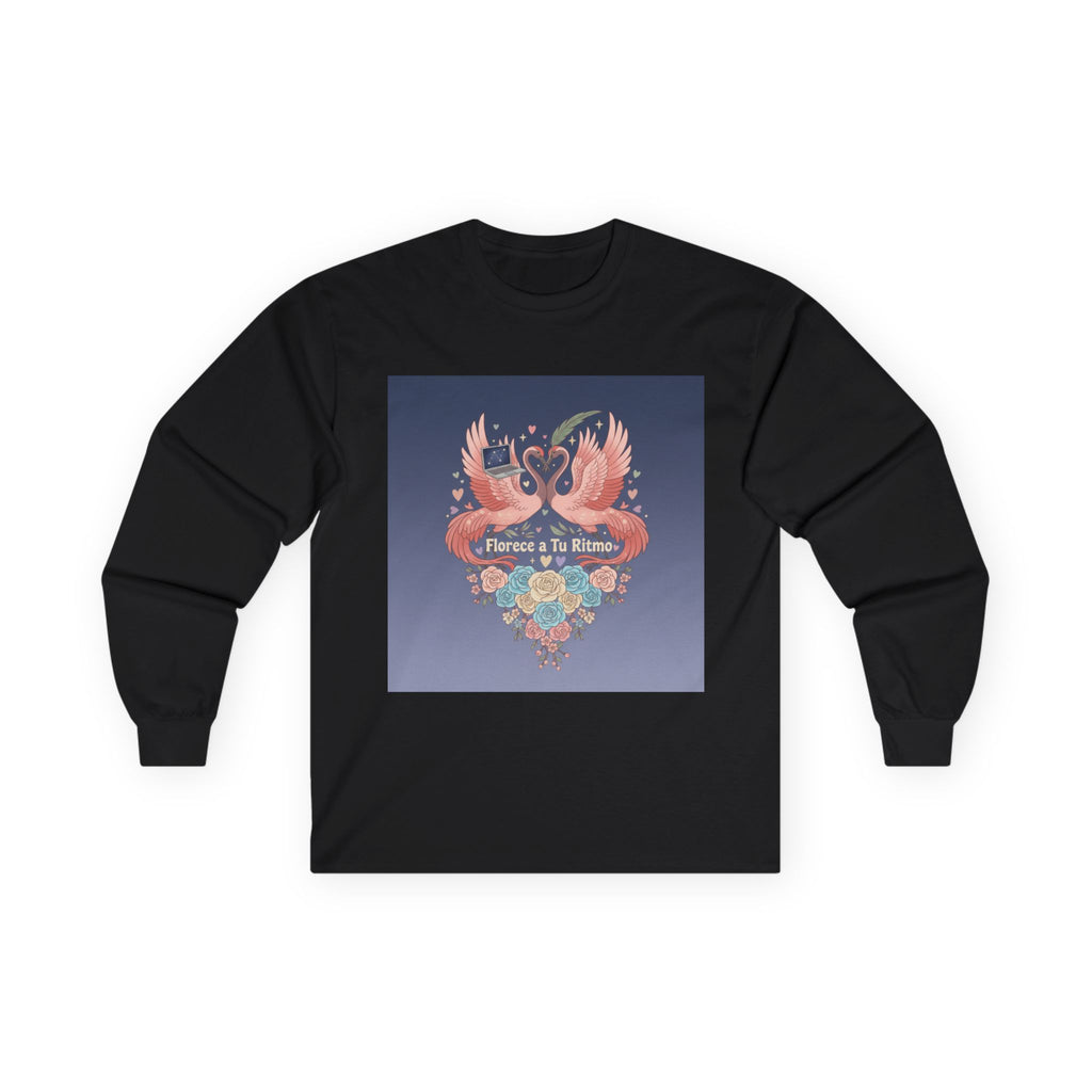 Florece a Tu Ritmo Flamingo Long Sleeve Tee