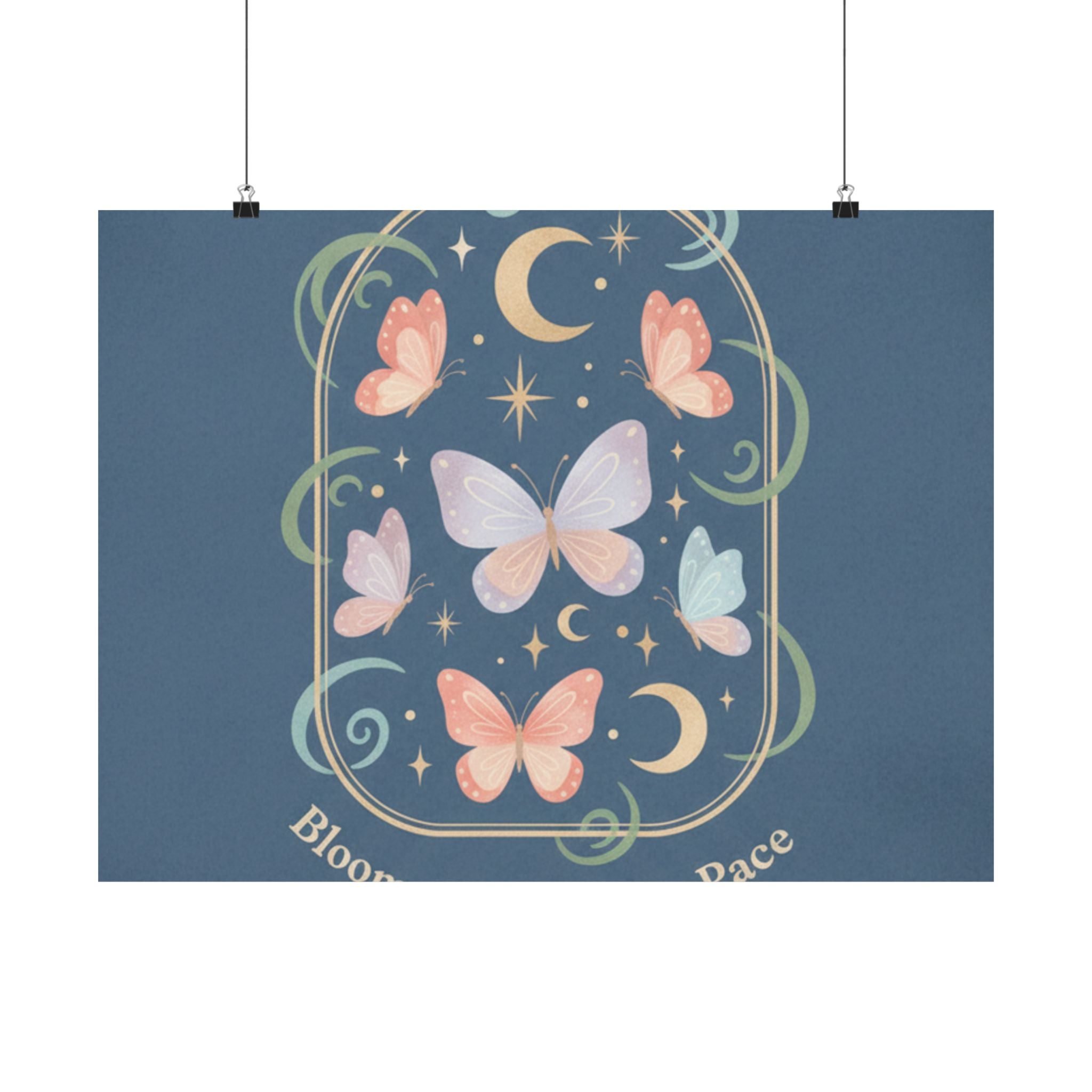 Bloom at Your Own Pace Poster