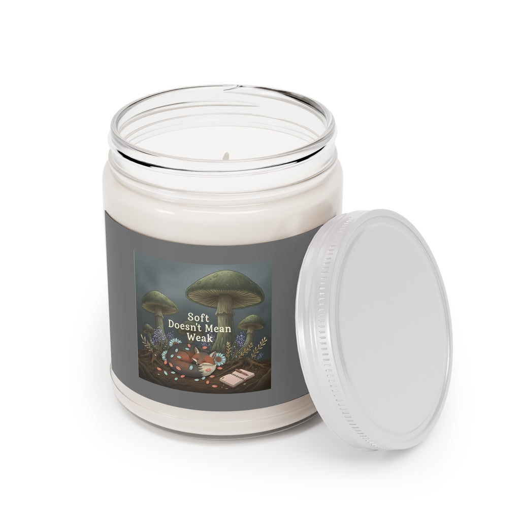 Fox Scented Candle – Soft Doesnt Mean Weak