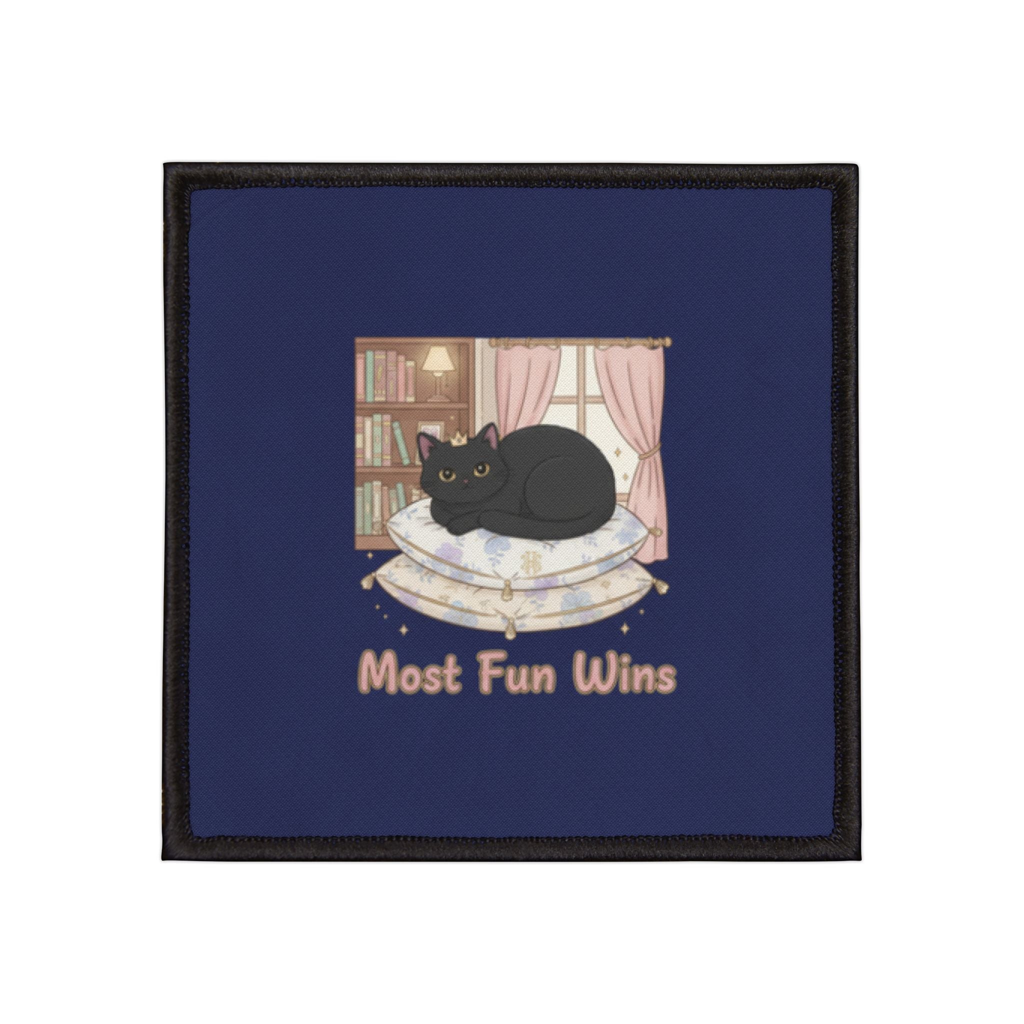 Black Cat Iron-On Patch – Most Fun Wins
