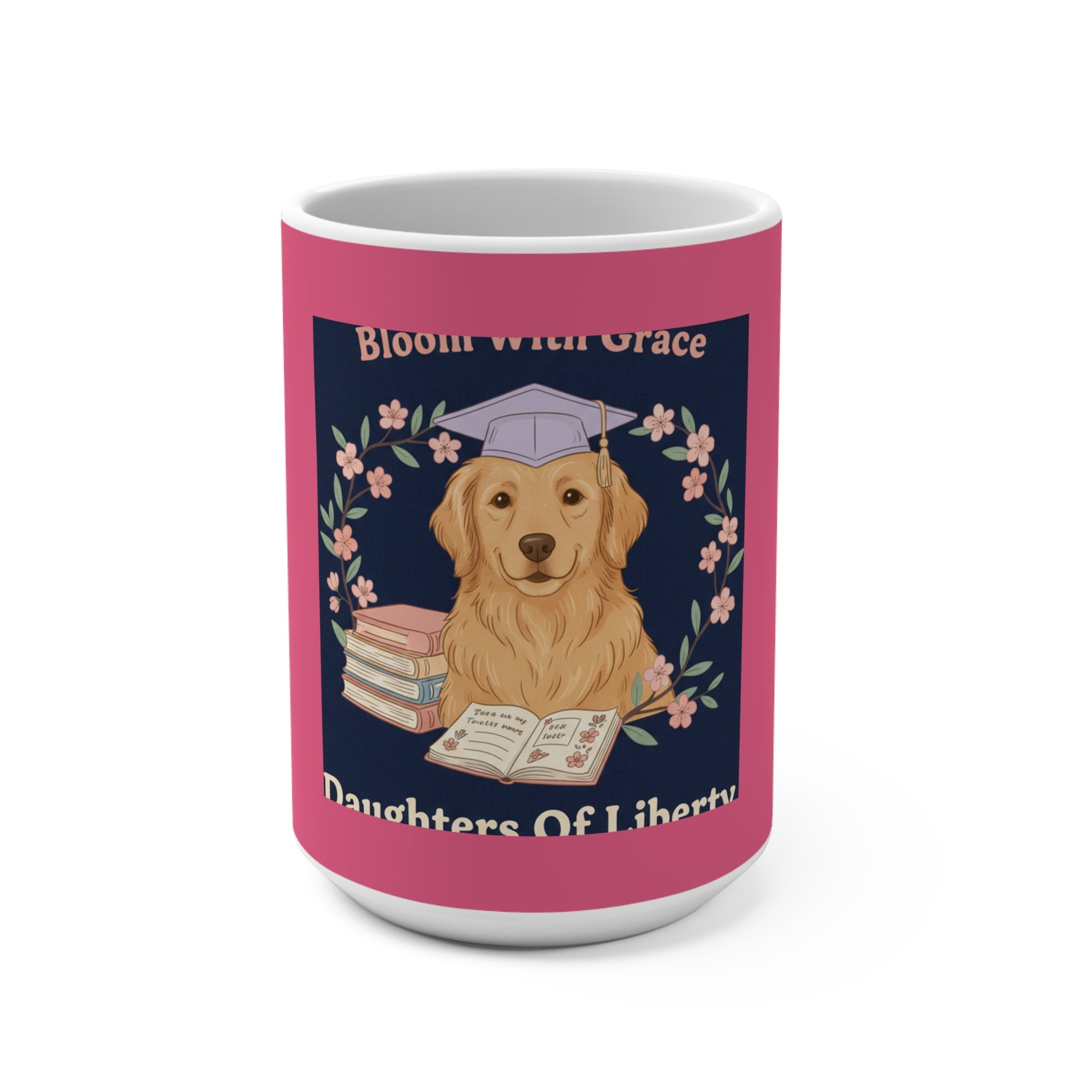 Golden Retriever Mug 15oz – Bloom With Grace