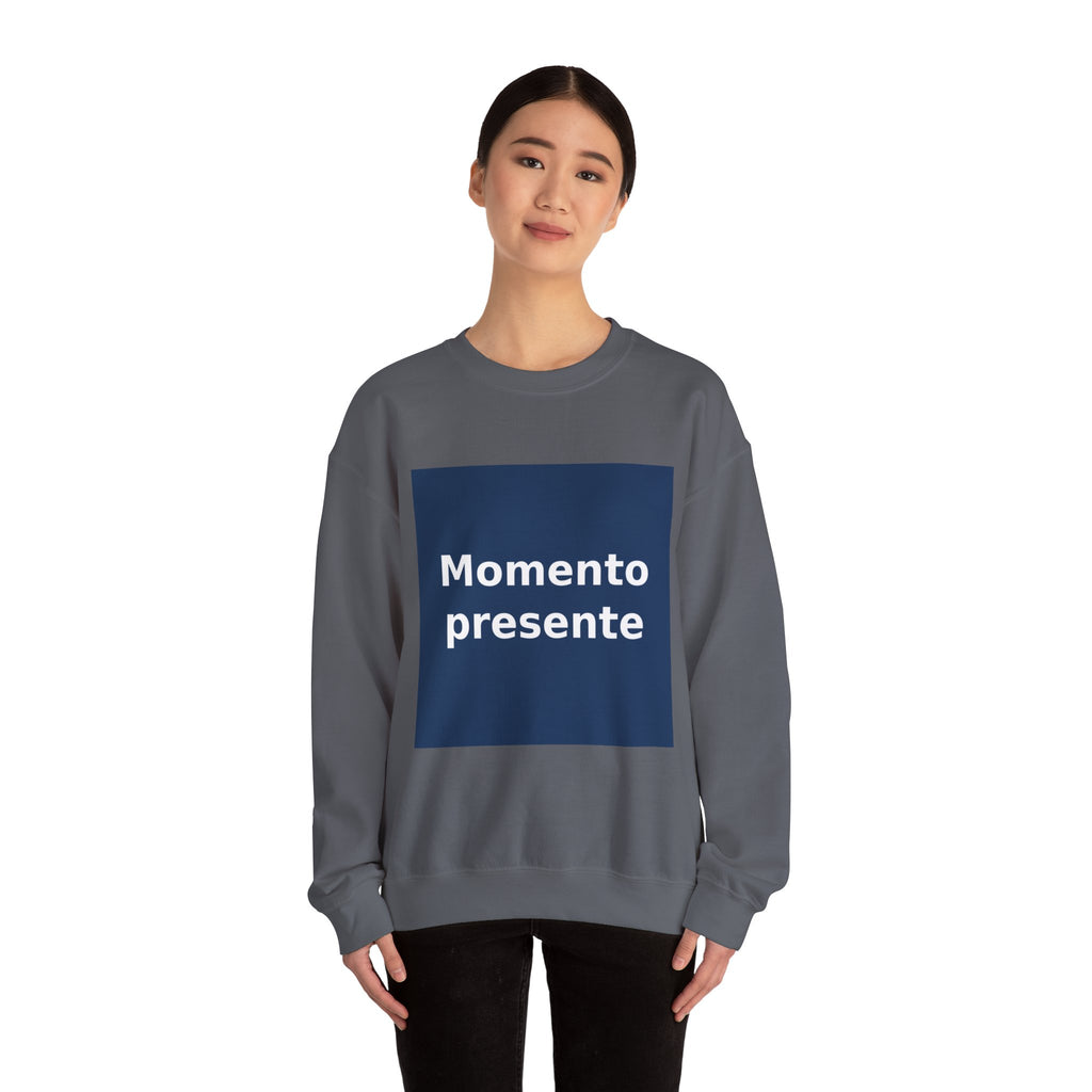 "Momento presente" Black Cat Crewneck | College Girl Gift | Fashion | KayKay Classics