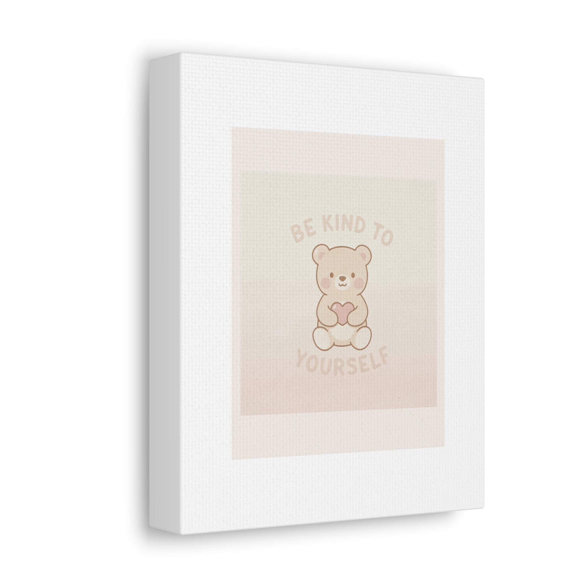 "BE KIND TO YOURSELF" Black Cat Canvas | Trendy Gift for Her | Lifestyle | KayKay Classics
