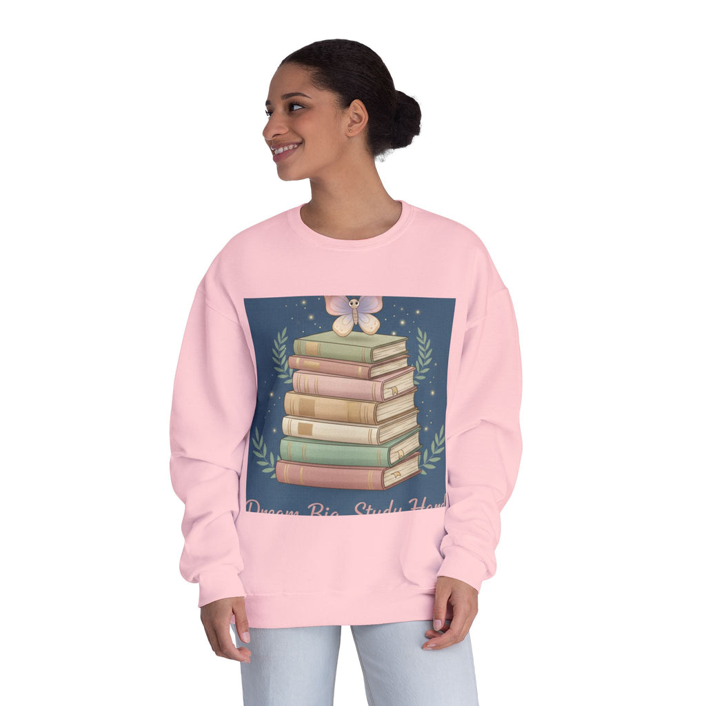 Butterfly Crewneck Sweatshirt – Dream Big Study Hard