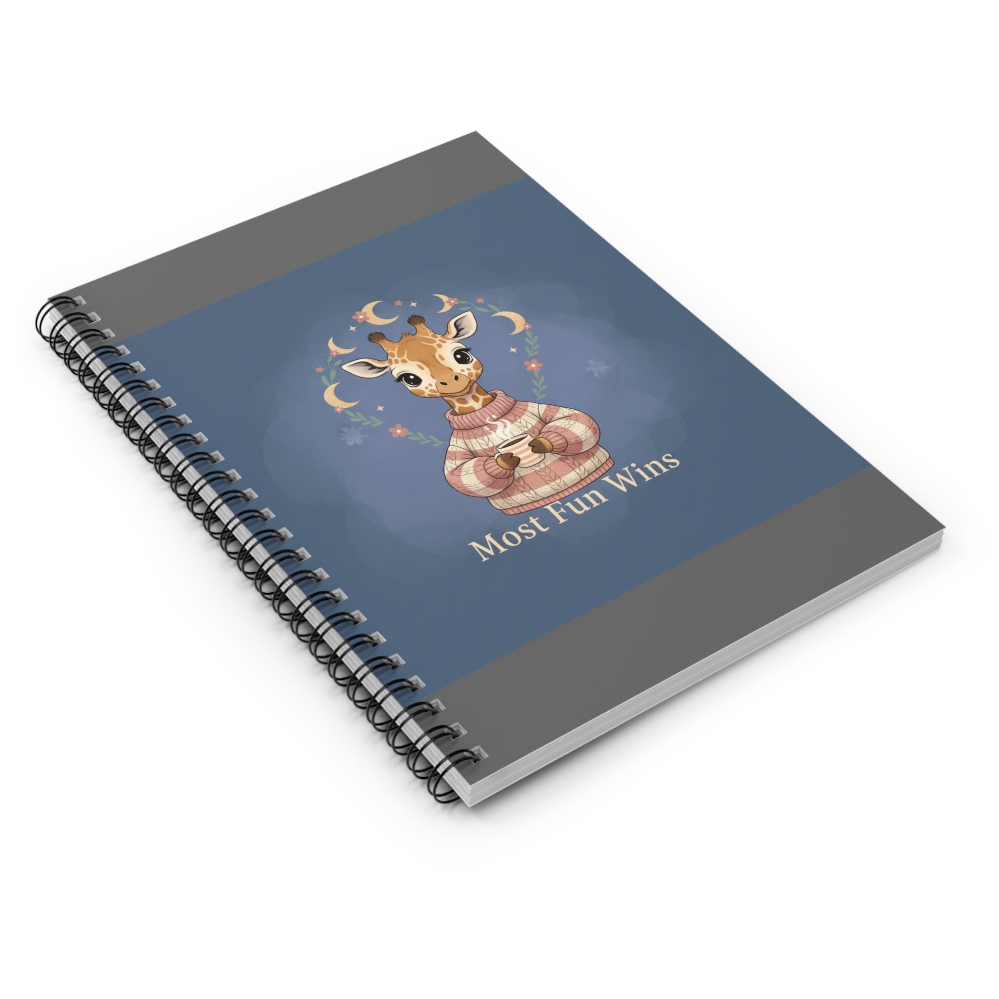 Giraffe Spiral Notebook – Most Fun Wins