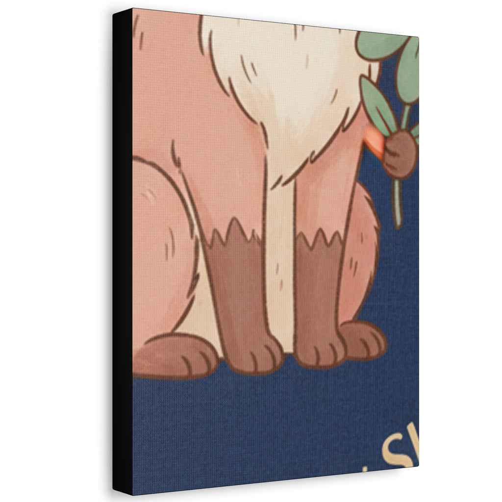 You Are Allowed to Grow Slowly Canvas