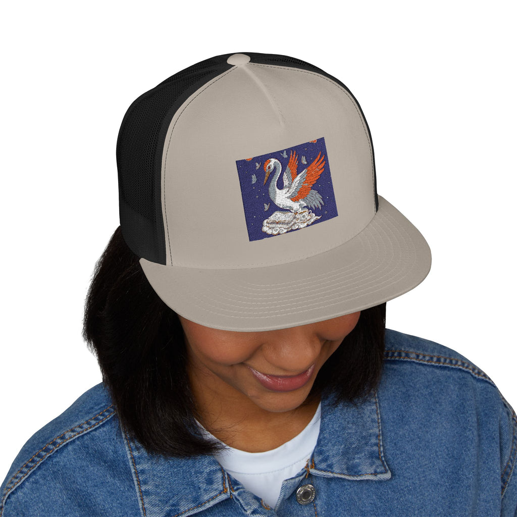 Crane Trucker Cap – Goals on Goals Bloom Prosper