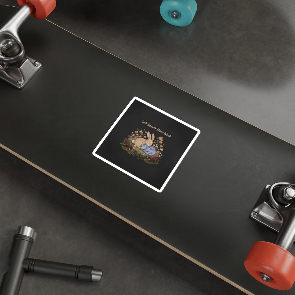 Dragon Die-Cut Sticker – Soft Doesnt Mean Weak