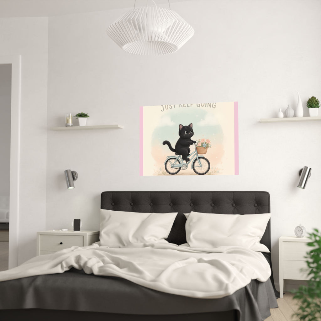 "Design" Black Cat Poster | College Girl Gift | Fashion | KayKay Classics