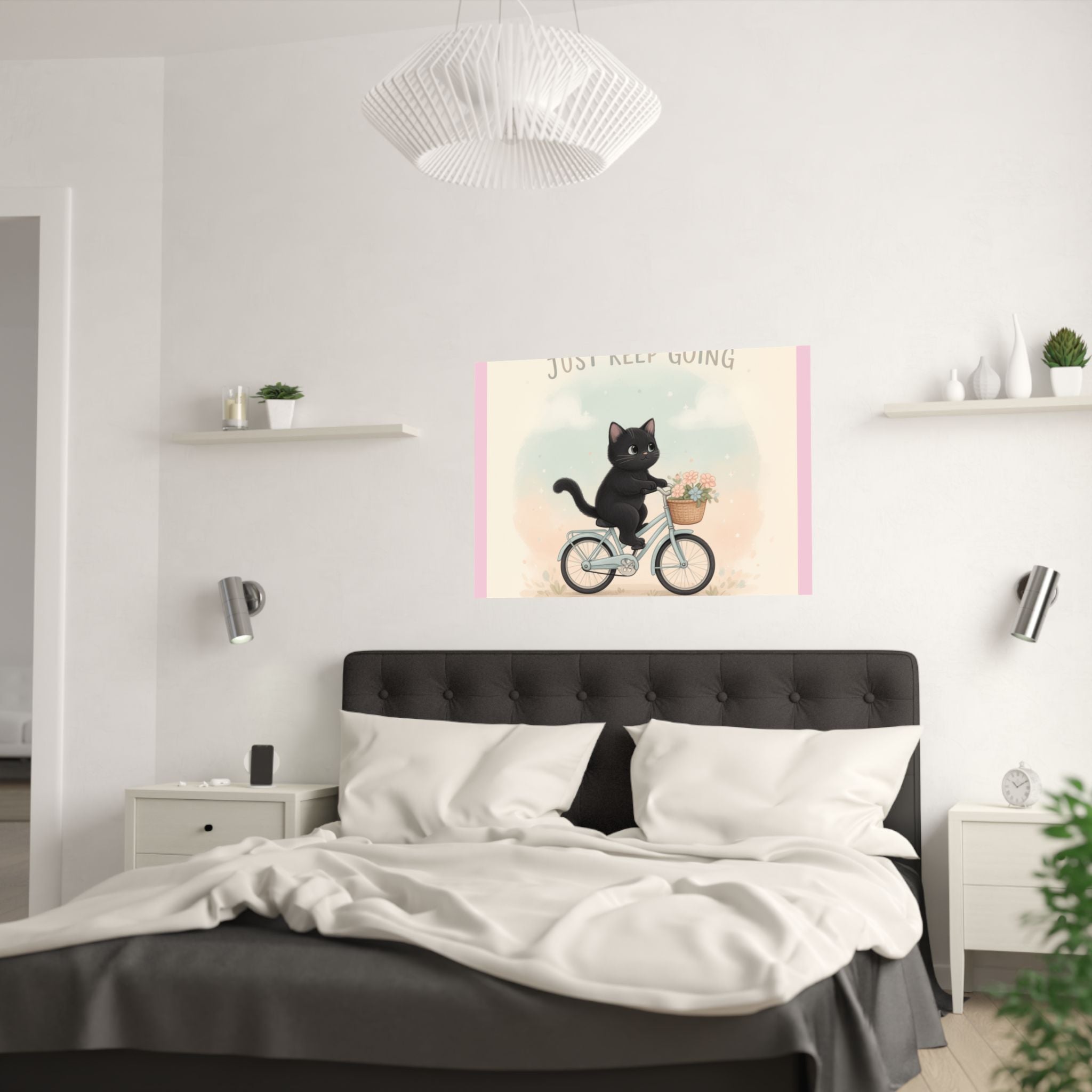 "Design" Black Cat Poster | College Girl Gift | Fashion | KayKay Classics