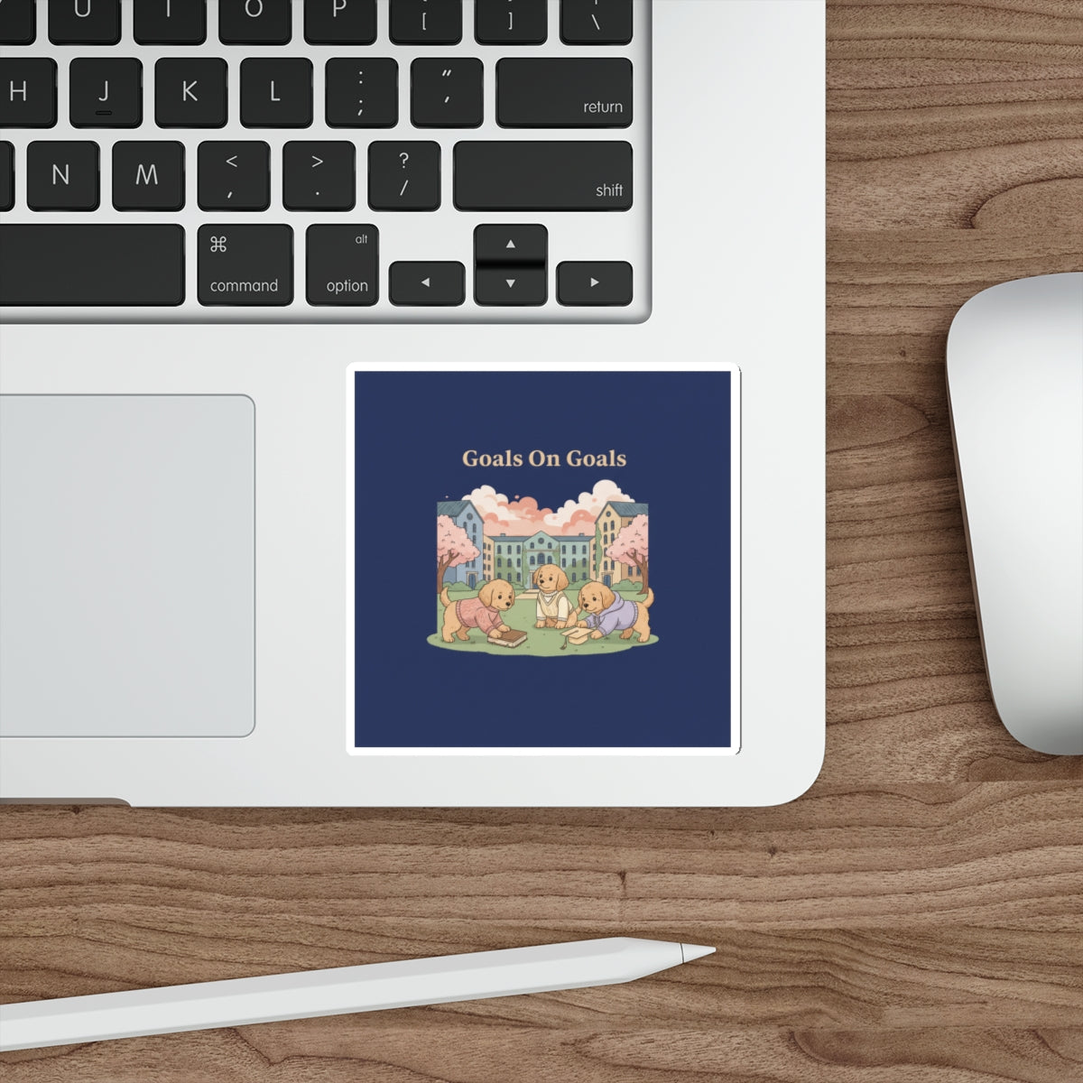 Goals on Goals Die-Cut Sticker – Room Decor