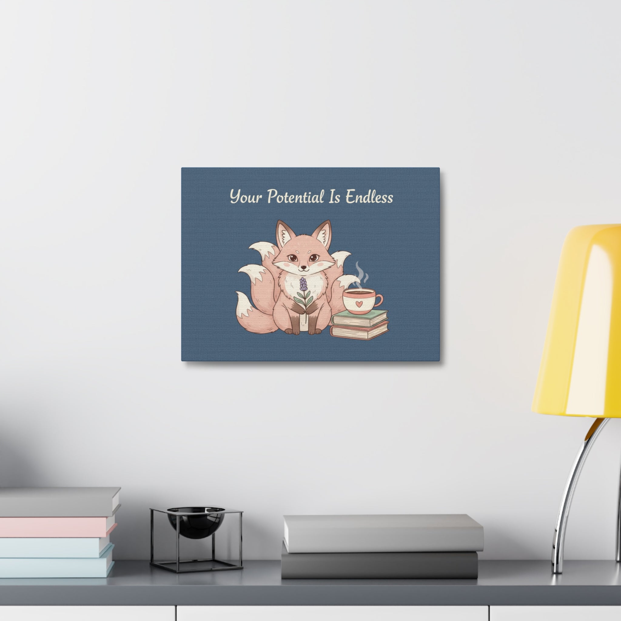 Kitsune Canvas Print – Your Potential is Endless