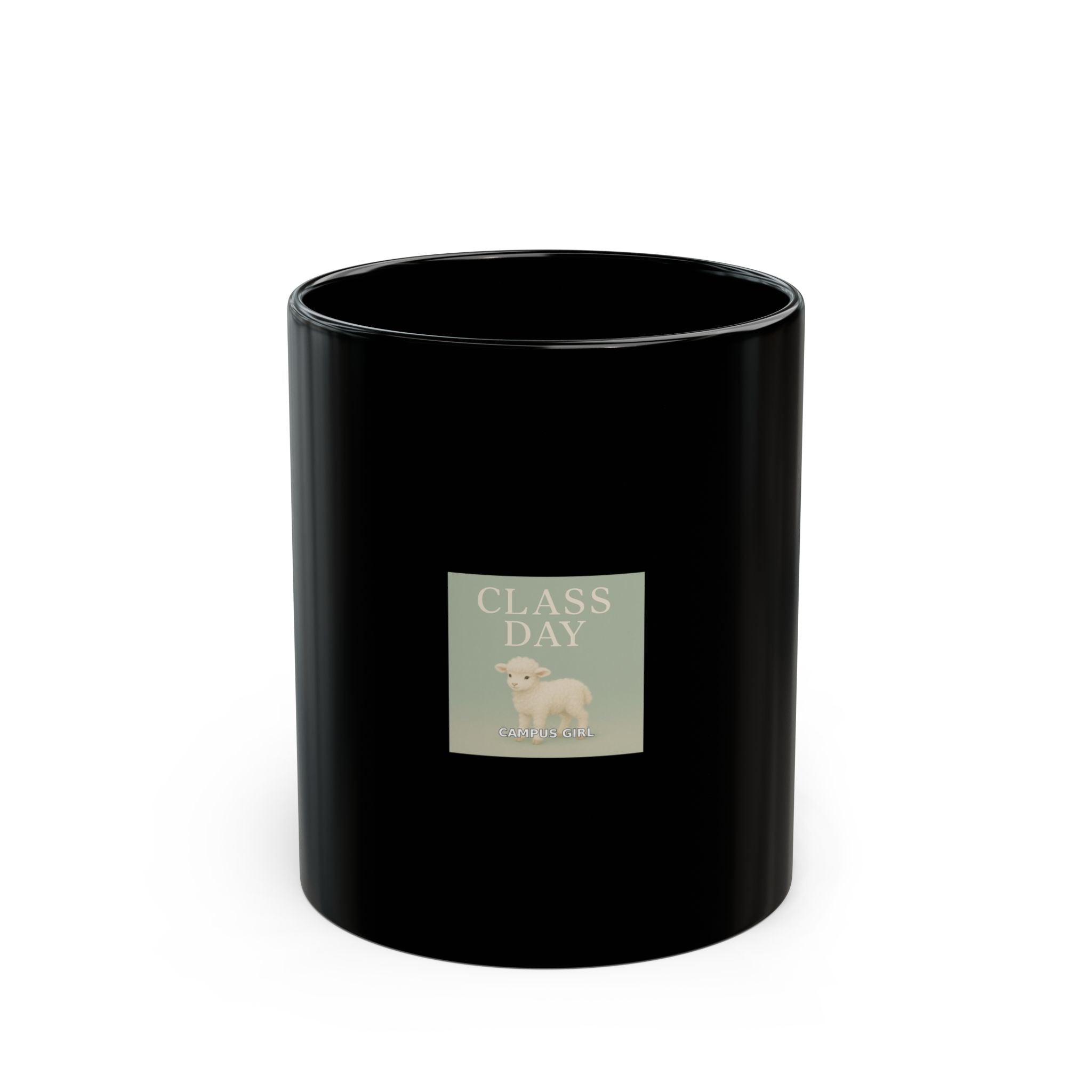 remix campus girl | KayKay Black Mug