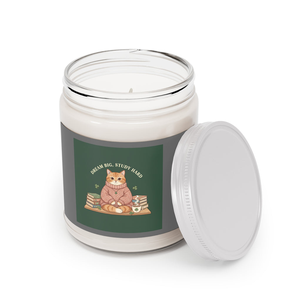 Dream Big Study Hard Cozy bear Scented Candle