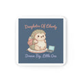 Hedgehog With Tiny Backpack Cork Coaster – Daughters of Liberty Dream Big Little on