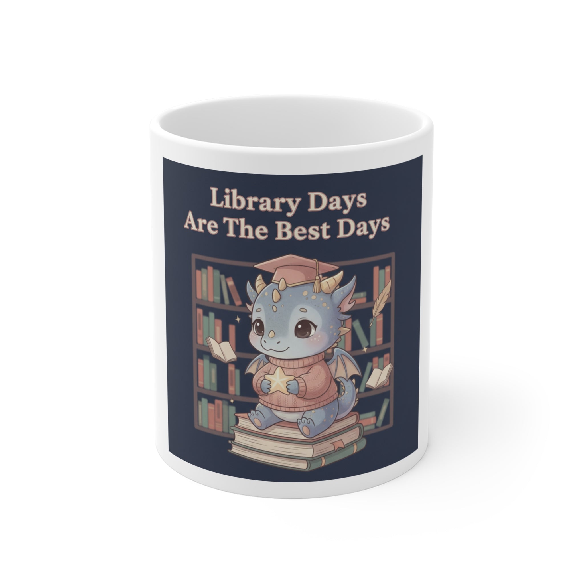Bunny Mug 11oz – Library Days Are the Best Days