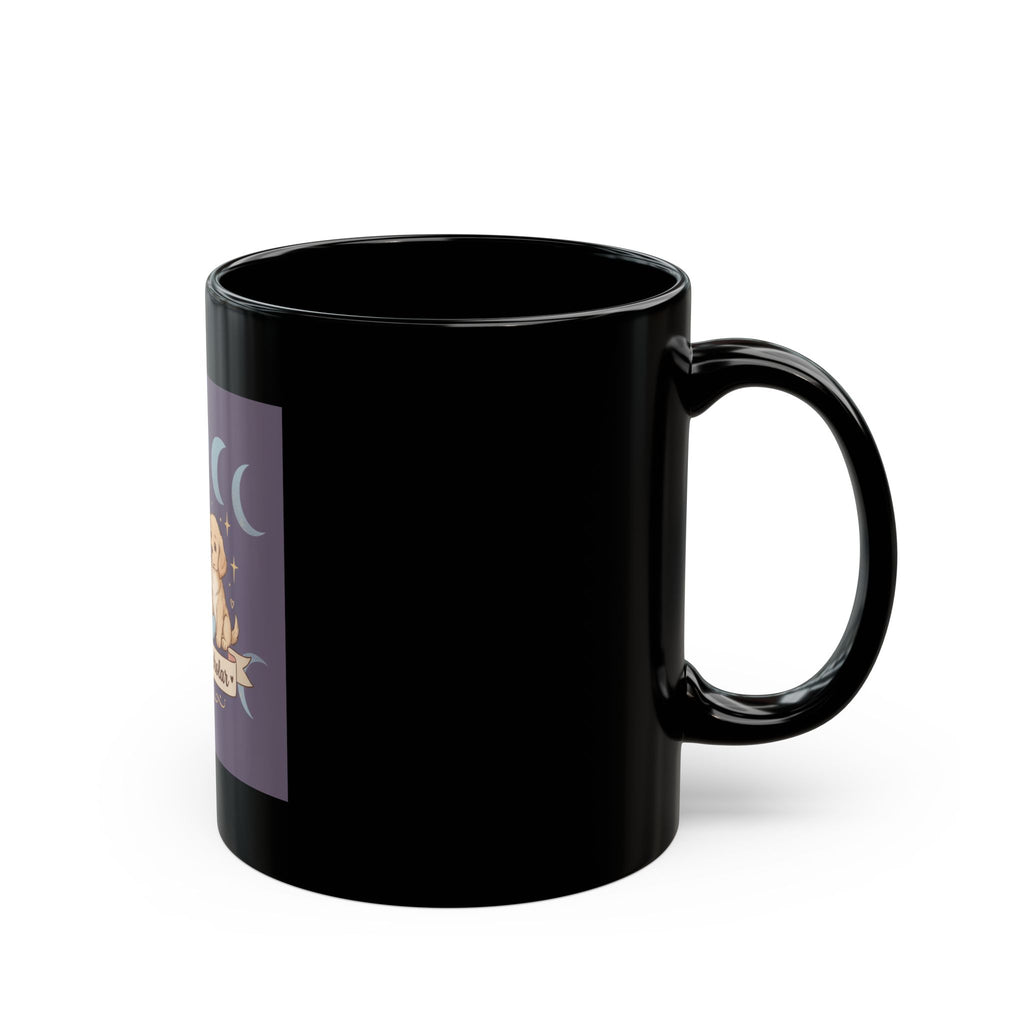Soft Life Scholar Black Mug 11oz