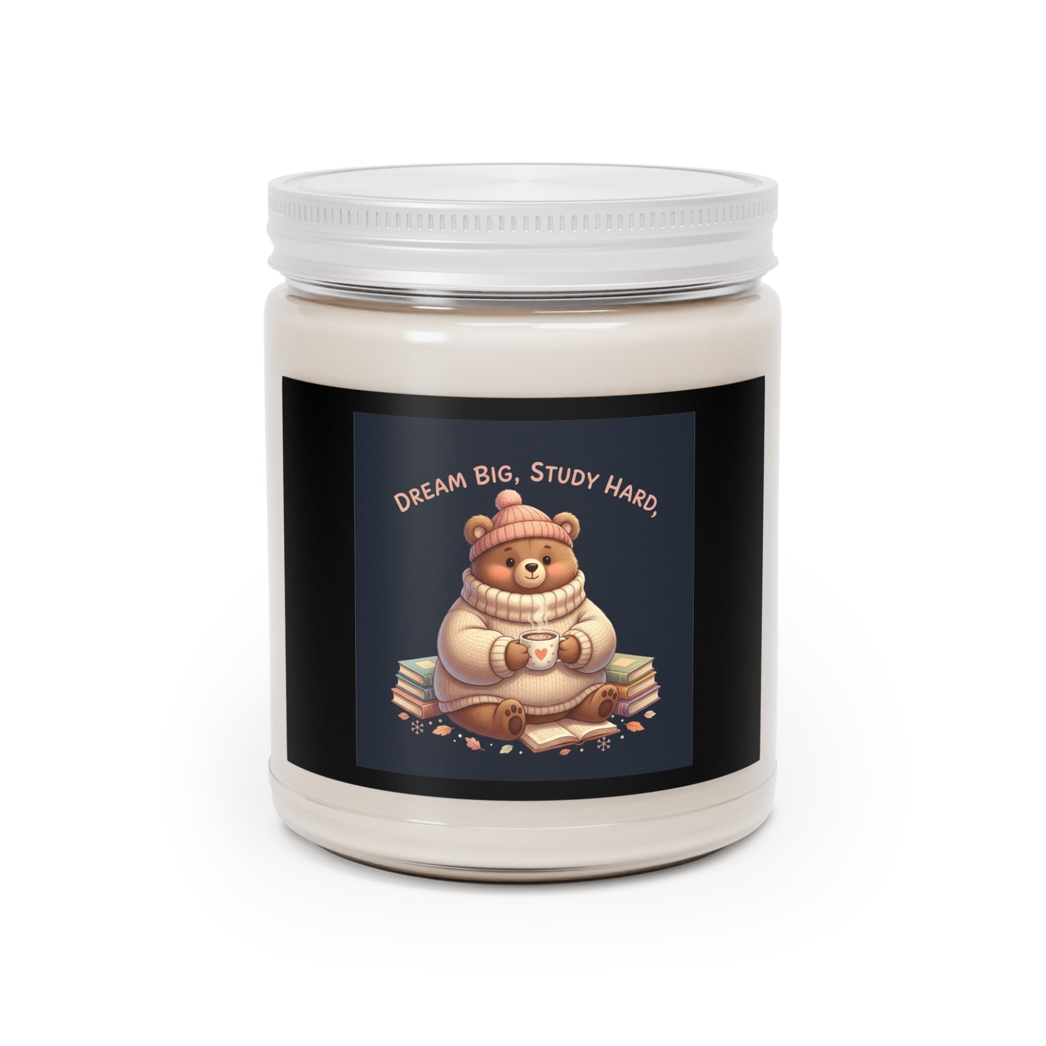 Bear Scented Candle – Dream Big Study Hard