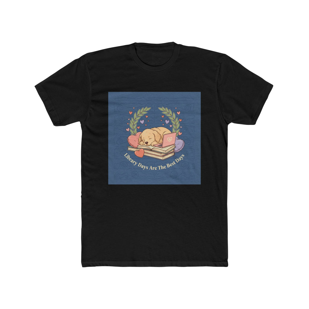 Library Days Are The Best Days Dog Unisex Tee