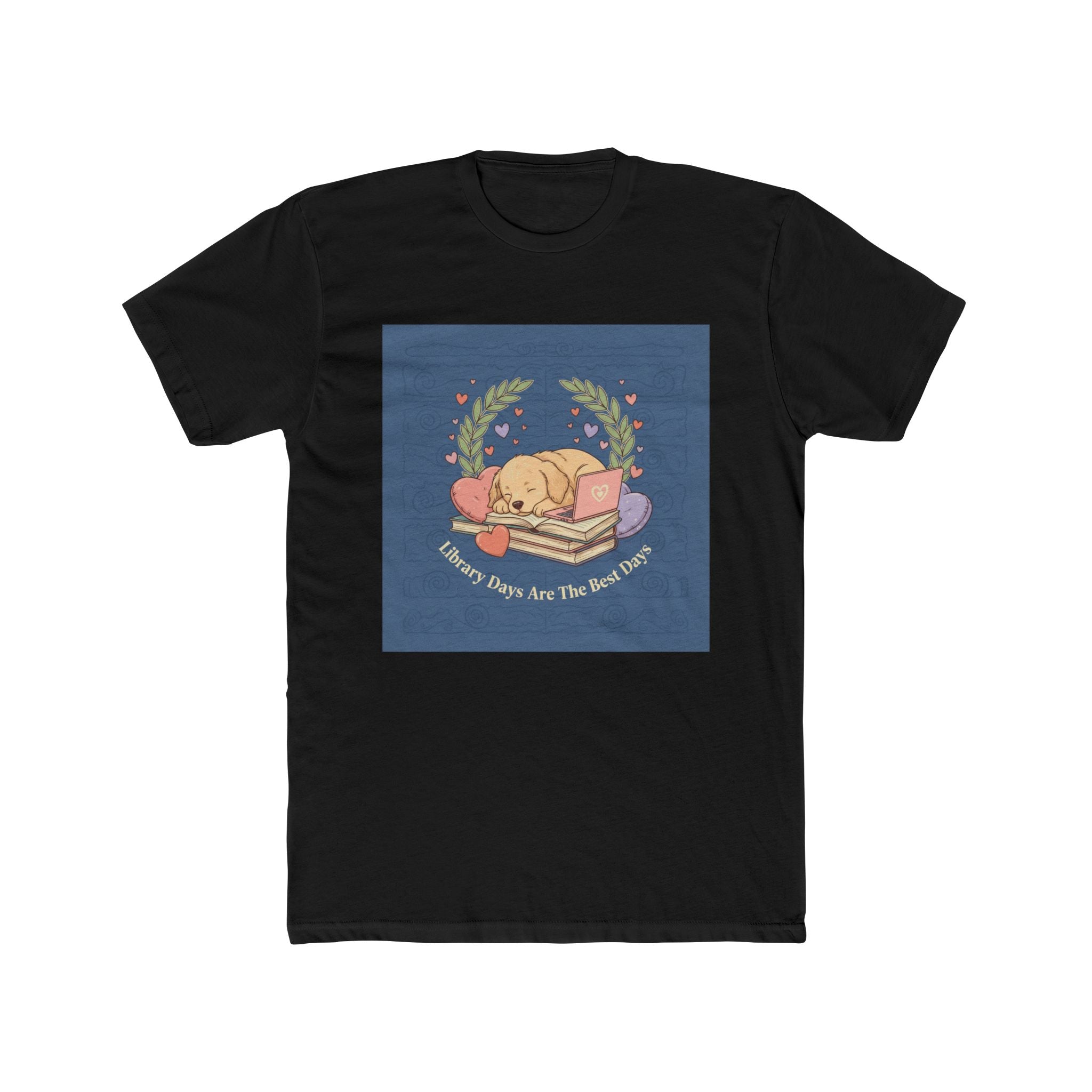Library Days Are The Best Days Dog Unisex Tee