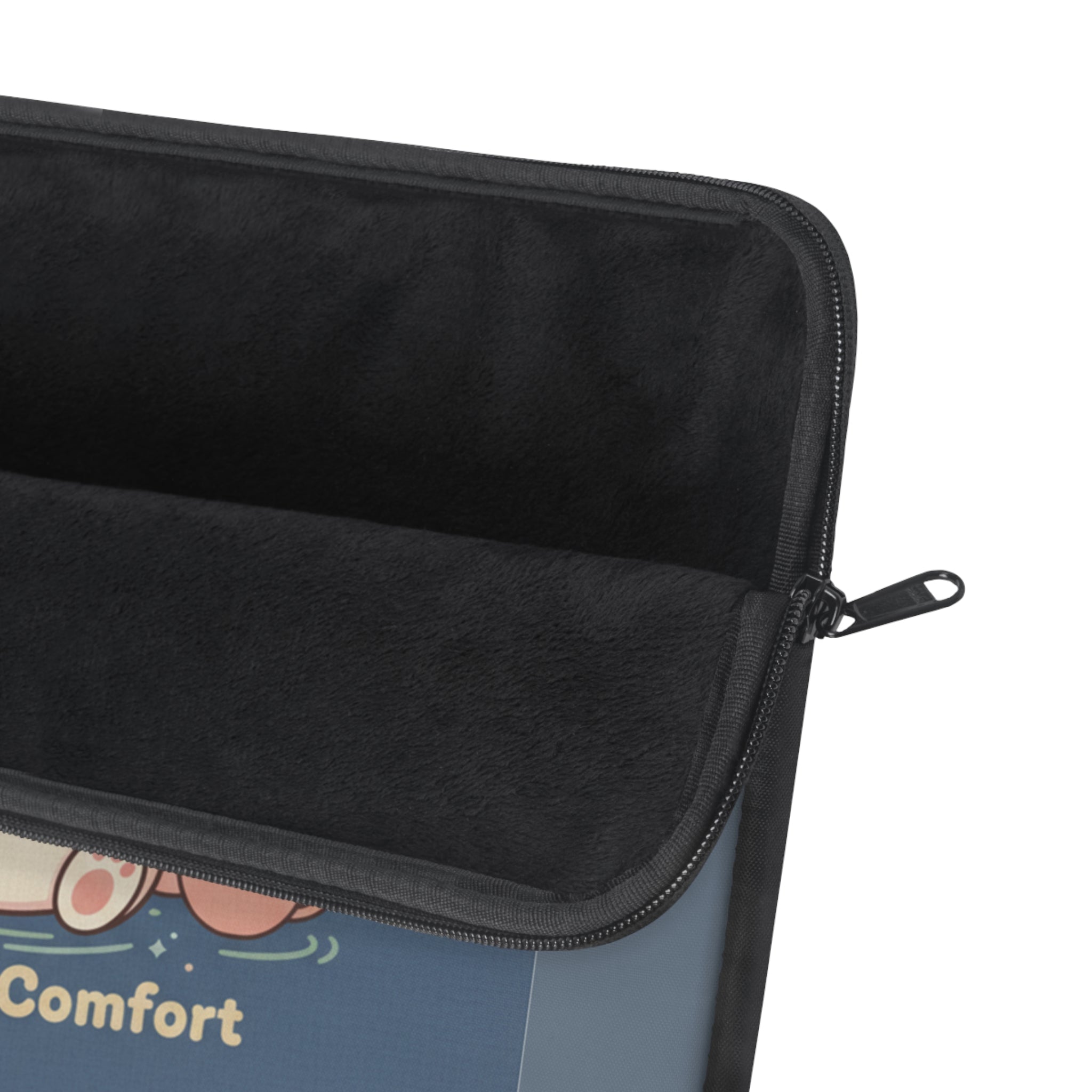 Bunny Laptop Sleeve – Study Buddy Vibes Coffee Comfort
