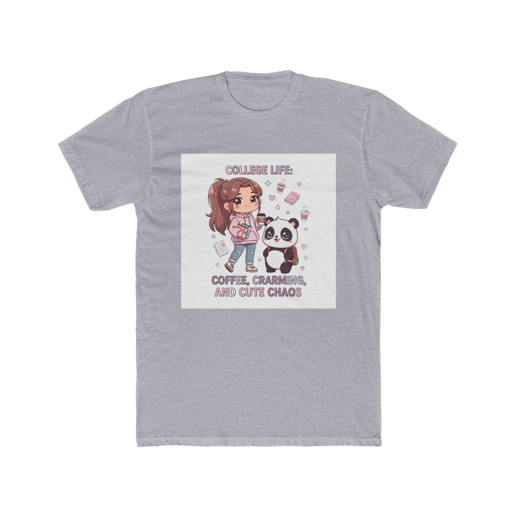 COLLEGE LIFE: COFFEE, CRAMMING, AND CUTE CHAOS Unisex Tee