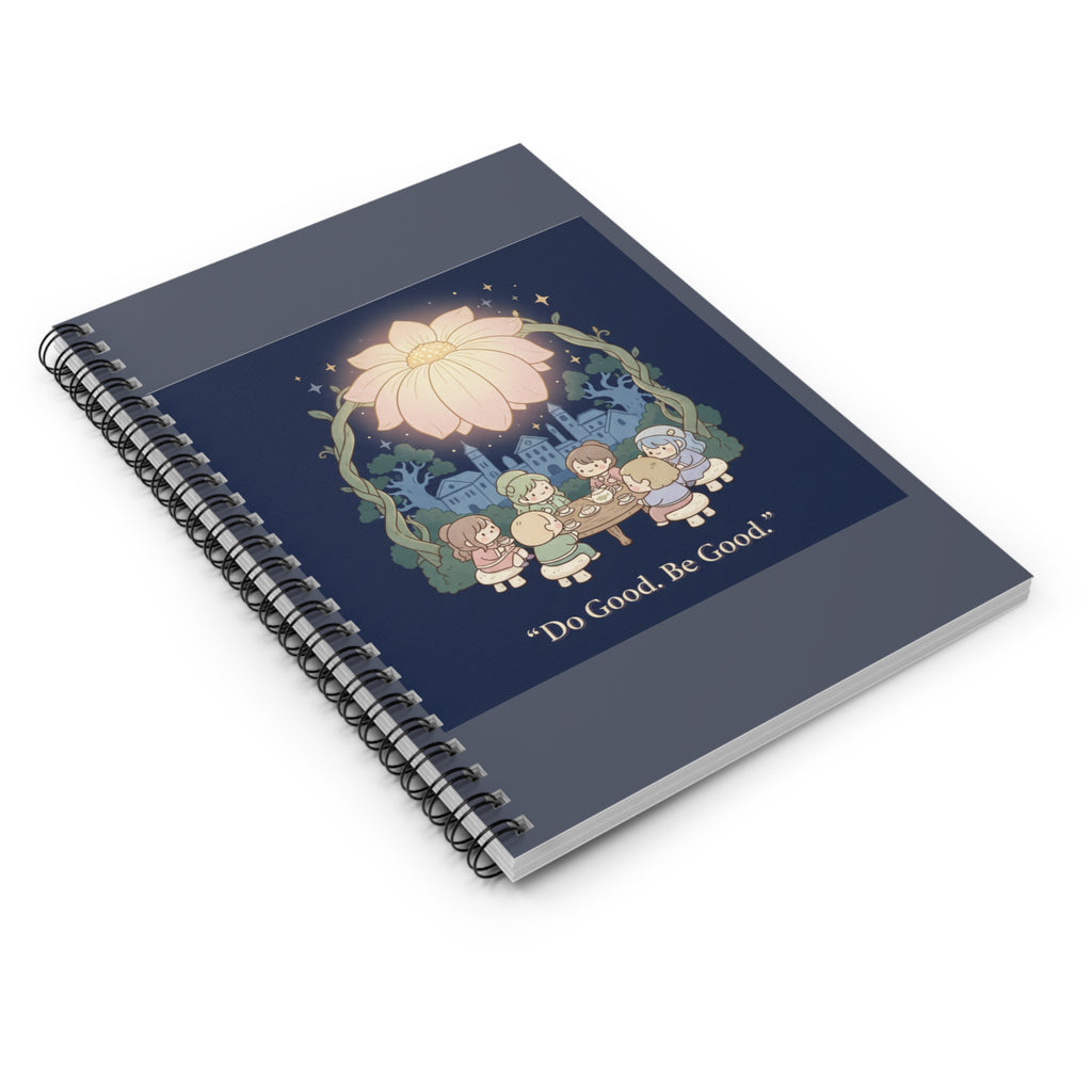 Do Good Be Good Spiral Notebook – Room Decor