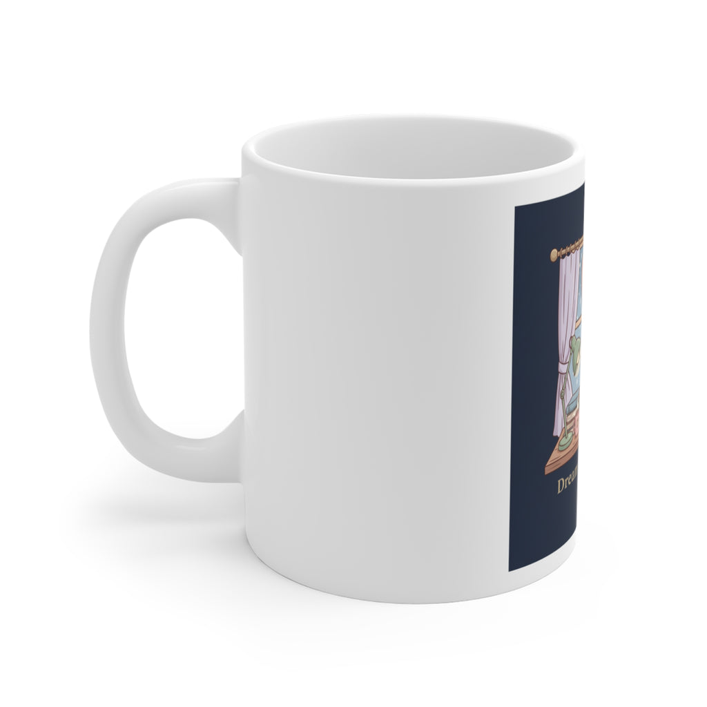 Bunny Mug 11oz – Dream Big Study Hard