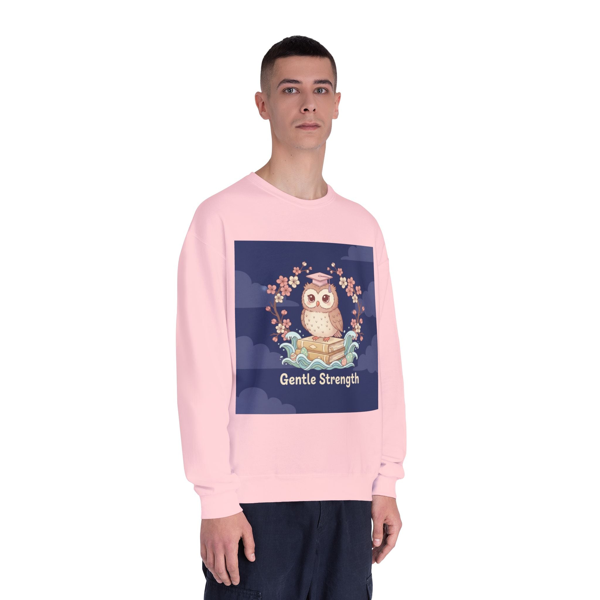 Owl Crewneck Sweatshirt – Gentle Strength