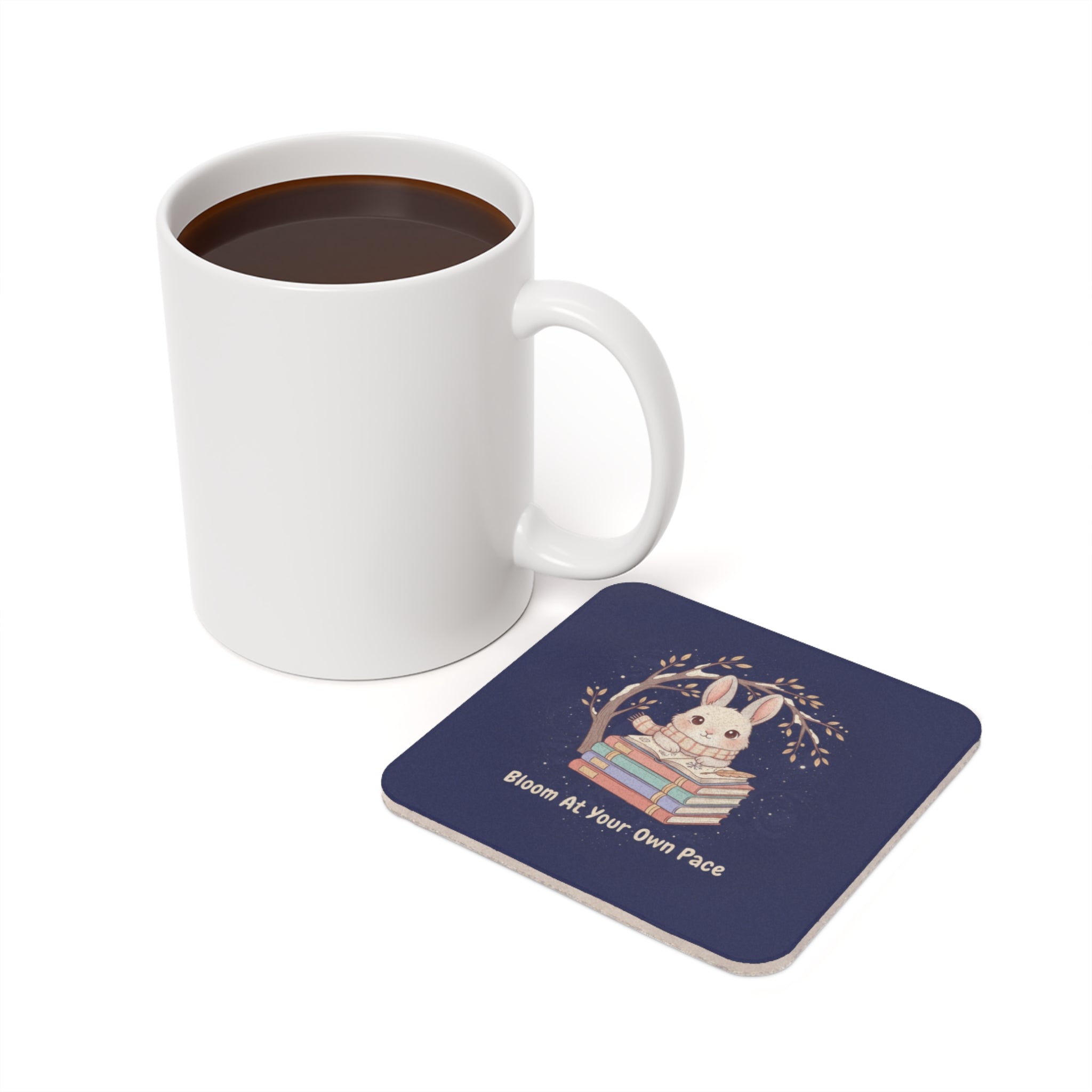 Rabbit Cork Coaster – Bloom at Your Own Pace
