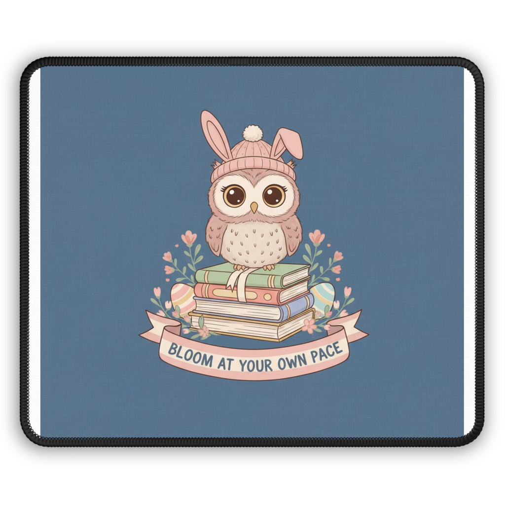 Bunny Mouse Pad – Bloom at Your Own Pace