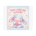 "YOU ARE SO LOVED" Black Cat Poster | College Girl Gift | Fashion | KayKay Classics