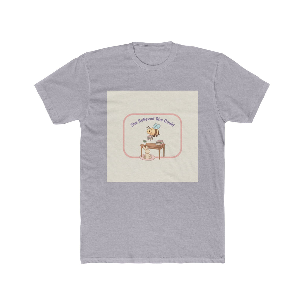 She Believed She Could Bee and bunny Unisex Tee