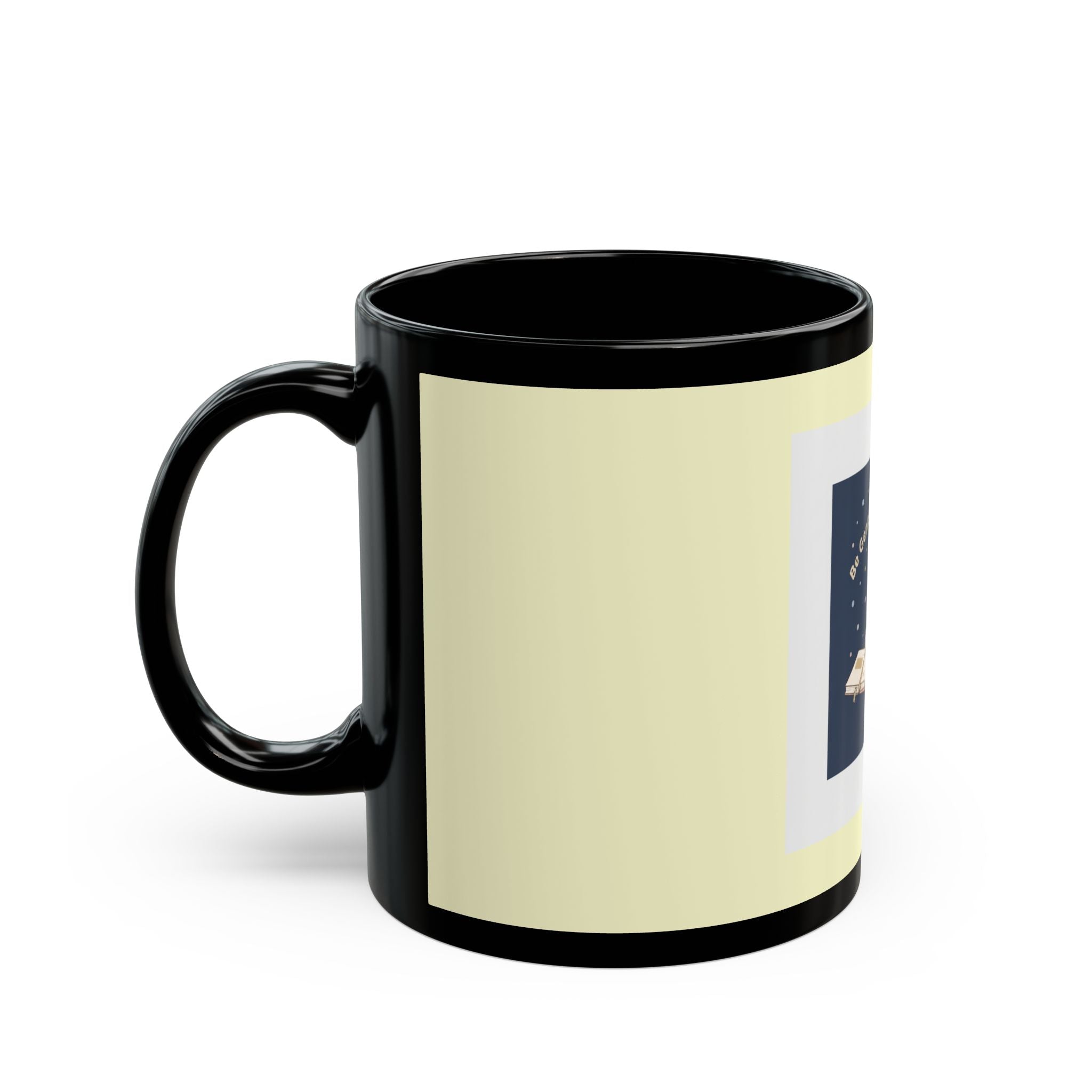 Rabbit Black Mug 11oz – Be Gentle With Yourself