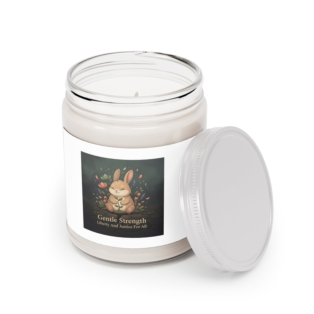 Bunny Scented Candle – Gentle Strength Liberty and Justice for