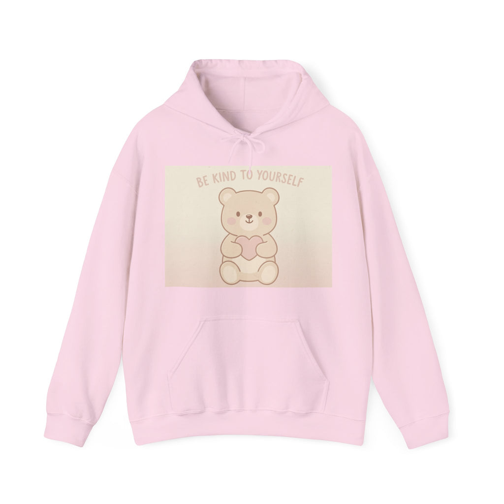 "BE KIND TO YOURSELF" Black Cat Hoodie | College Girl Gift | Fashion | KayKay Classics