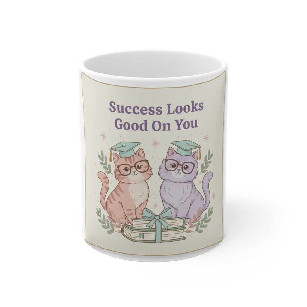 Success Looks Good On You Cat Mug 11oz