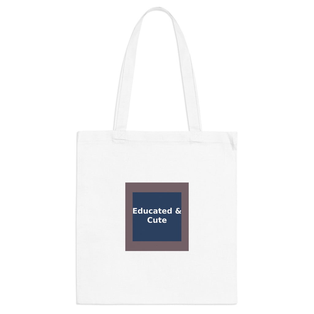 Educated & Cute - KayKay Canvas Tote Bag