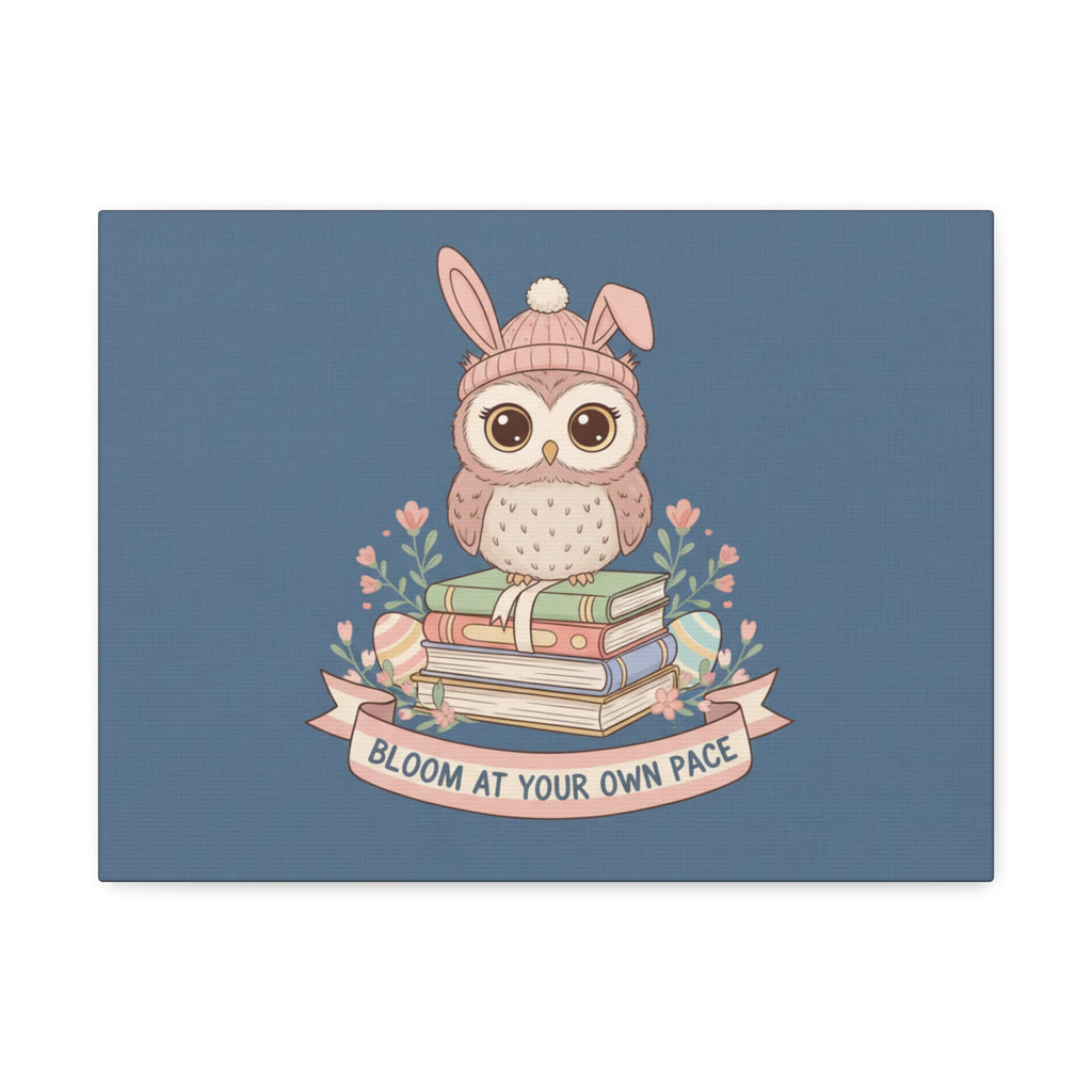 Bunny Canvas Print – Bloom at Your Own Pace