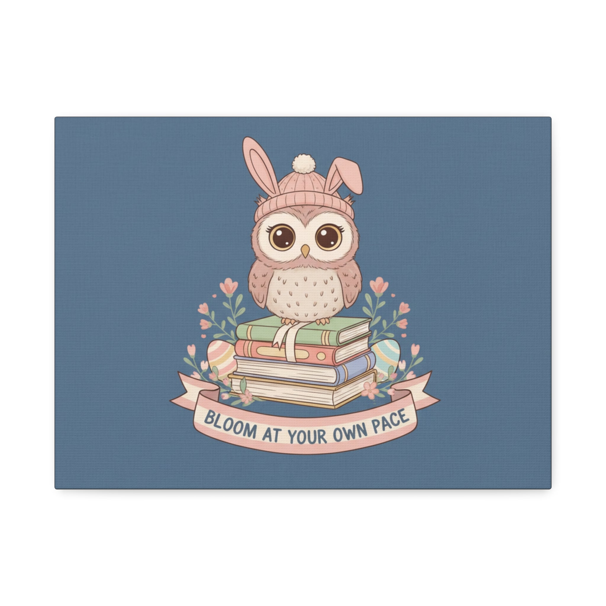 Bunny Canvas Print – Bloom at Your Own Pace