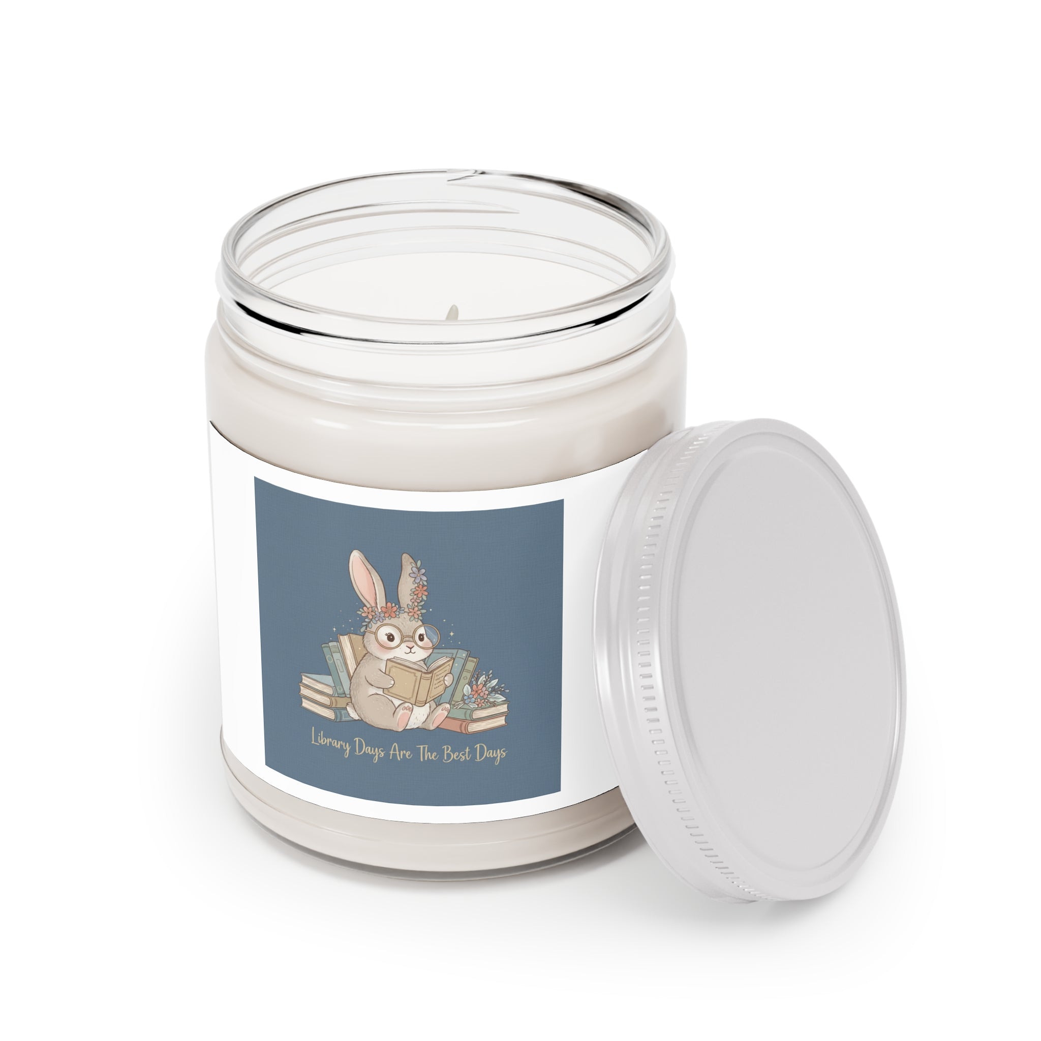 Library Days Are The Best Days Rabbit Scented Candle