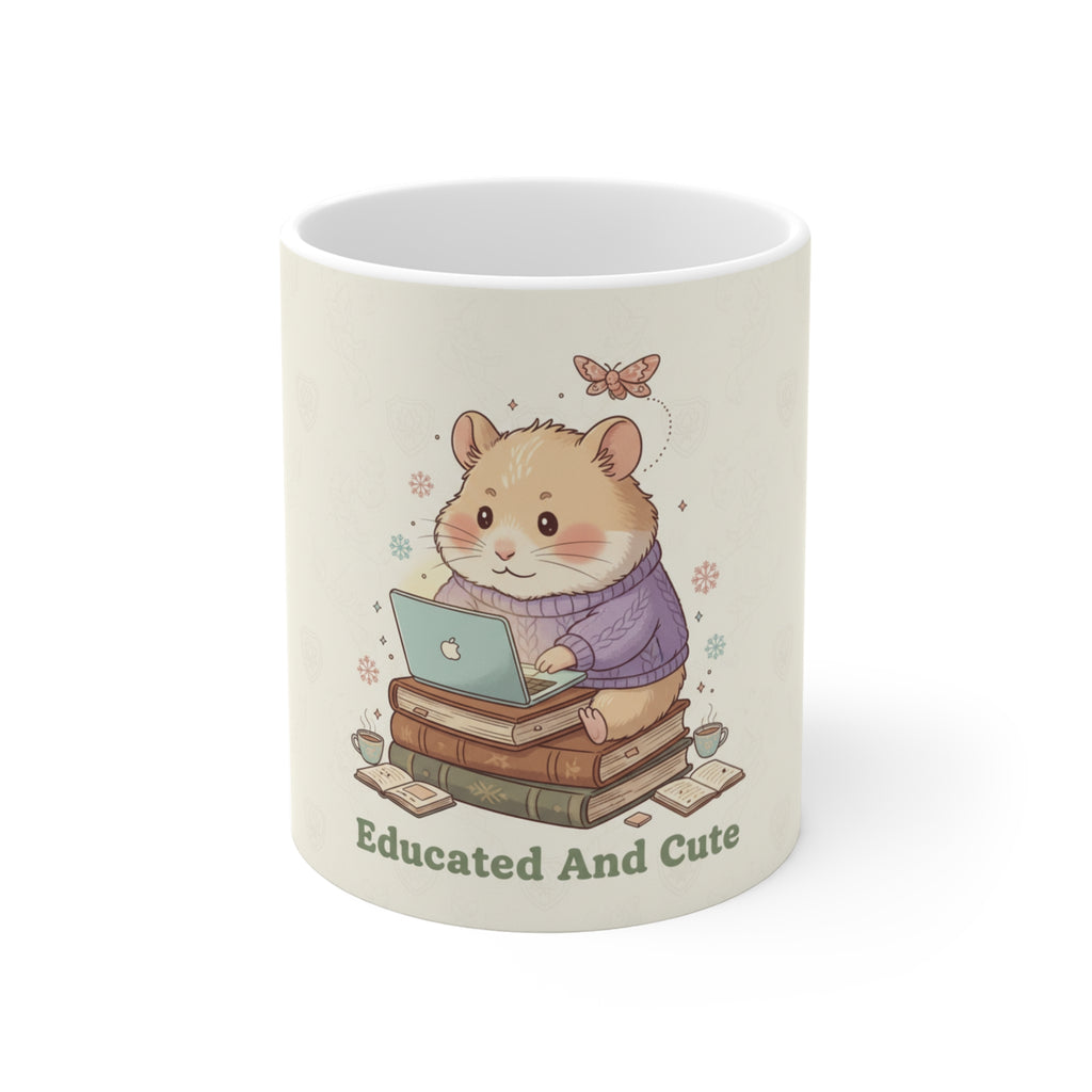 Educated And Cute Hamster Mug 11oz