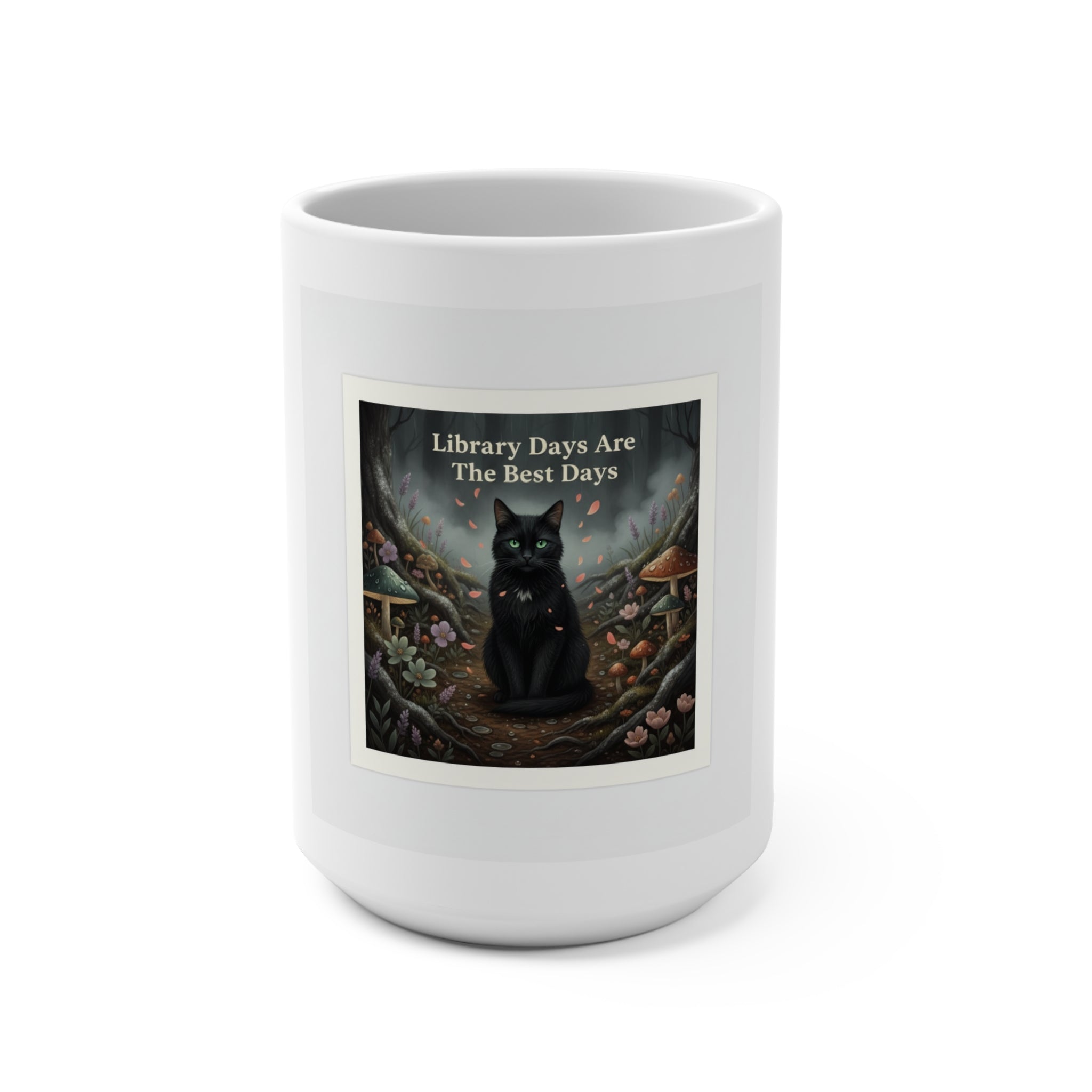Black Cat Mug 15oz