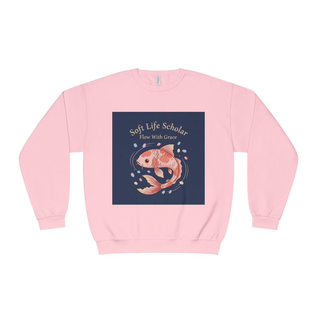 Koi Crewneck Sweatshirt – Soft Life Scholar Flow With Grace