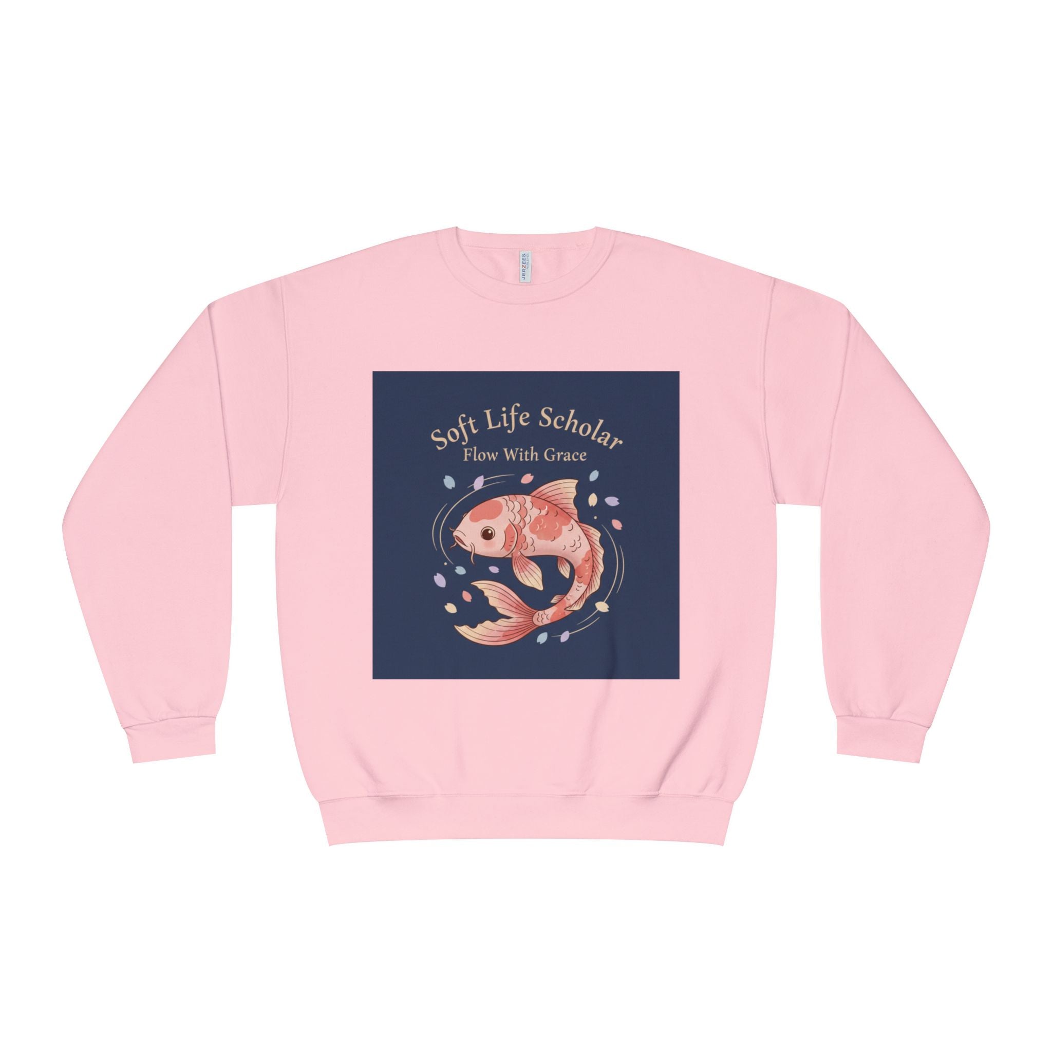Koi Crewneck Sweatshirt – Soft Life Scholar Flow With Grace