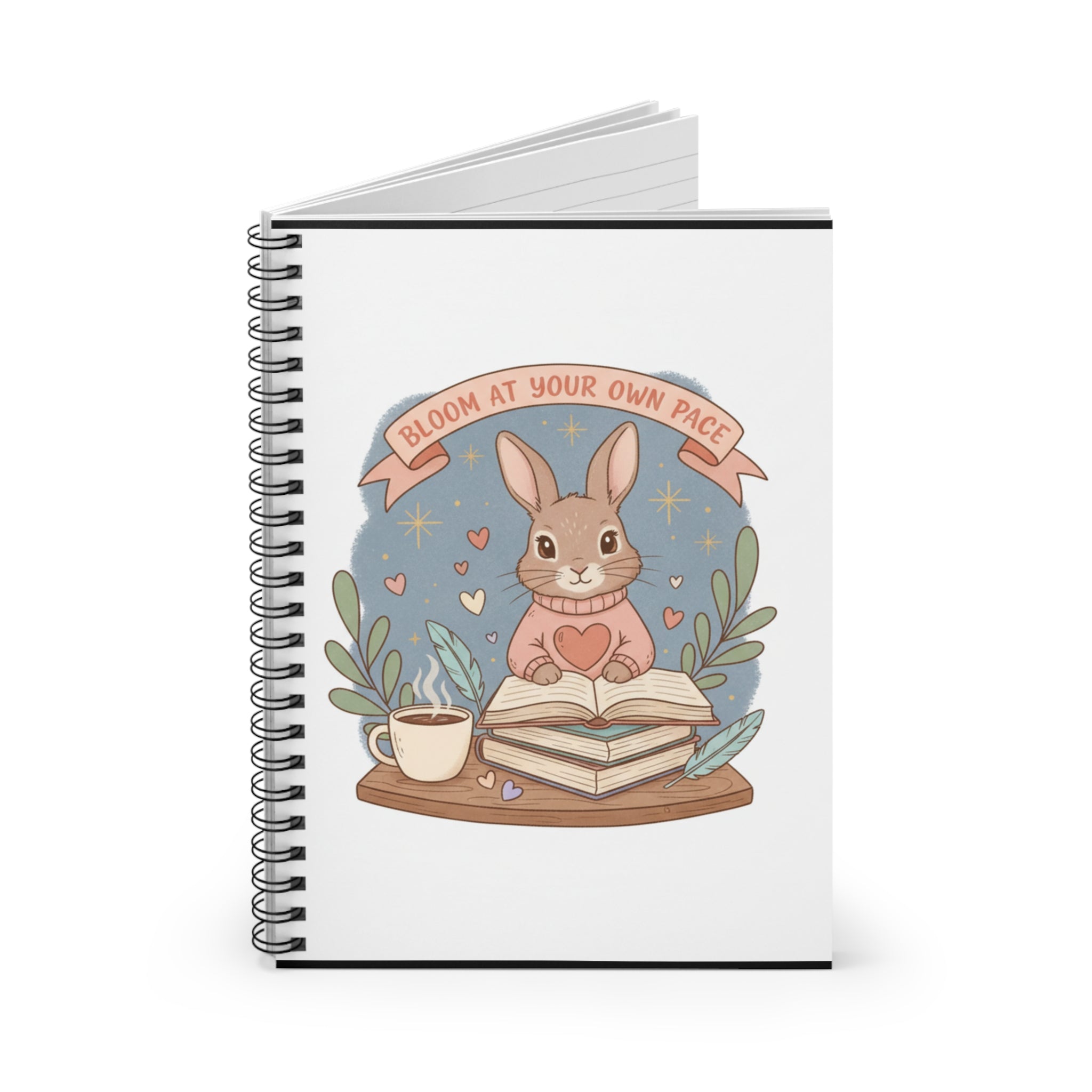Bloom at Your Own Pace Spiral Notebook