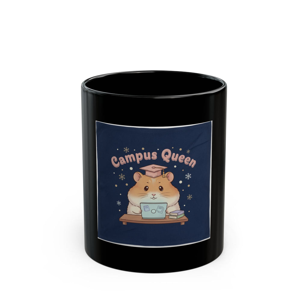 Bunny Black Mug 11oz – Campus Queen